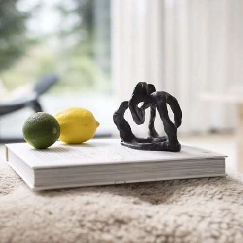Self Hardening Clay Projects - Black Sculpture