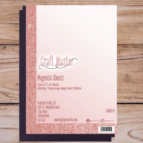Craft Master Magnetic Sheets (2 A4 Sheets).
