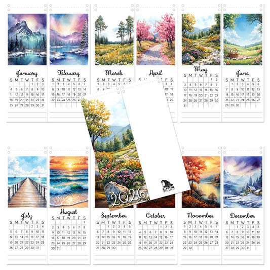 The Crafty Witches - 2026 Calendars Dimensional Kit