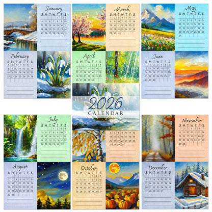 The Crafty Witches - 2026 Calendars Dimensional Kit