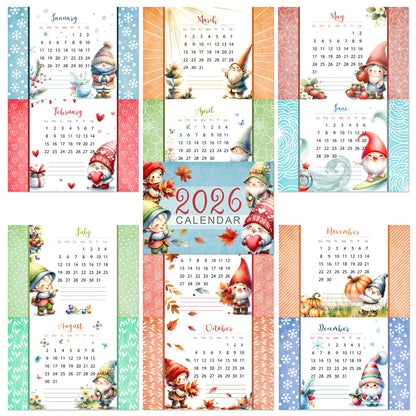 The Crafty Witches - 2026 Calendars Dimensional Kit