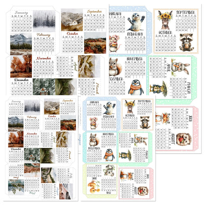 The Crafty Witches - 2026 Calendars Dimensional Kit