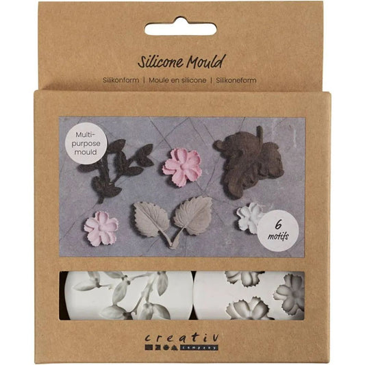 Silicone Mould - Leaves & Flowers
