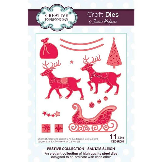 Creative Expressions - Santa's Sleigh Craft Die By Jamie Rodgers