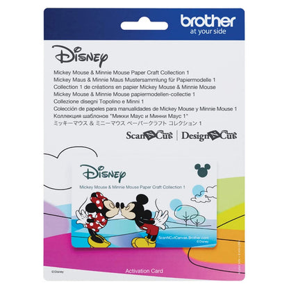 Brother ScanNCut - Disney Mickey & Minnie Paper Craft Collection 1