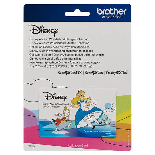 Brother ScanNCut - Disney Alice in Wonderland Design Collection