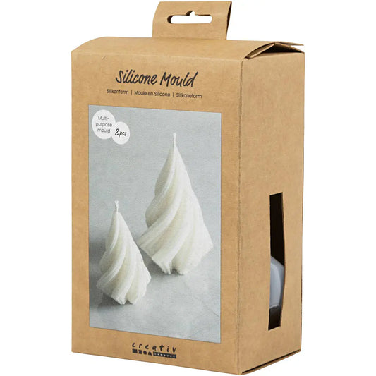 Silicone Mould - Christmas Trees 2pcs