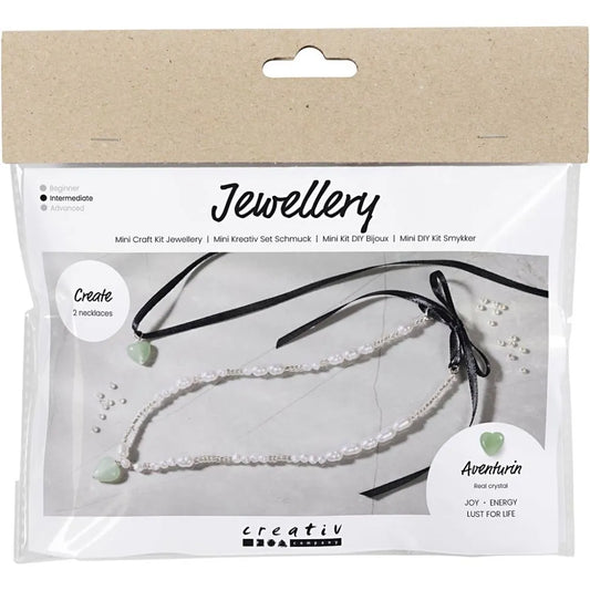 Creativ Mini Craft Kit - Jewellery Aventurin Heart