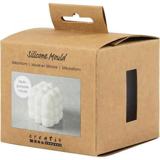Silicone Mould - Sqaure with Bubbles (5cm)