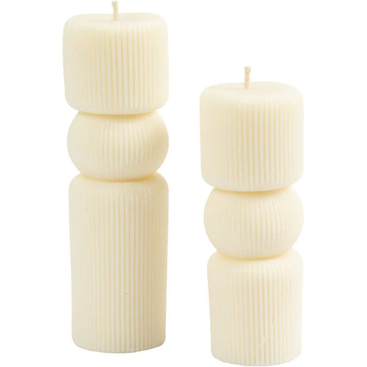 Silicone Mould - Ribbed Cylinder with Arch
