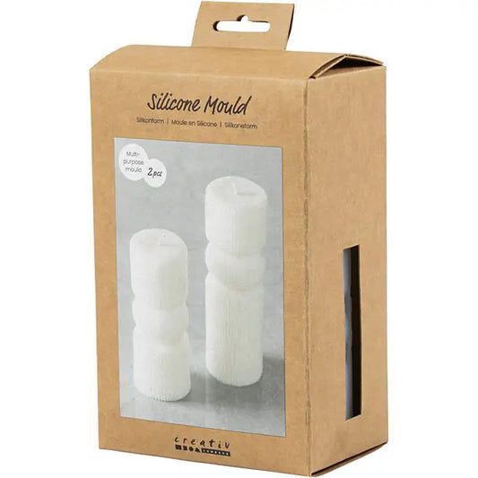 Silicone Mould - Ribbed Cylinder with Arch