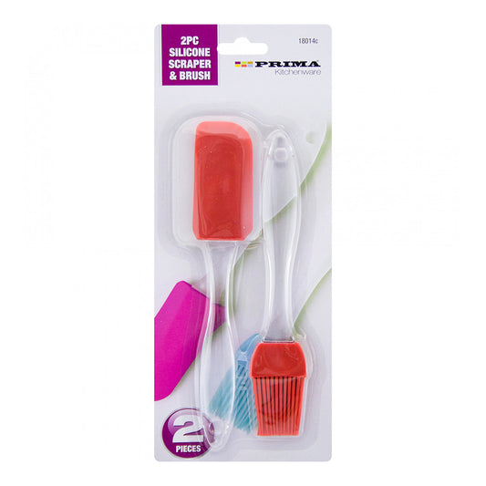 Prima Silicone Scraper Brush Set (2pcs)