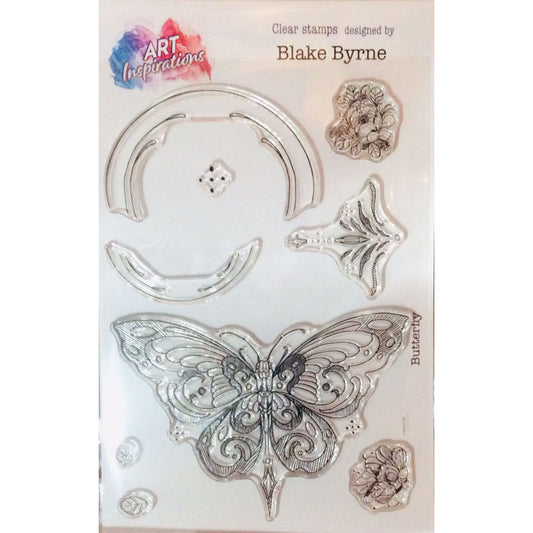 Art Inspirations - Blake Byrne The Butterfly Clear Stamps Set (9 stamps)