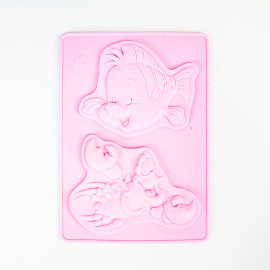 Disney - The Little Mermaid Sebastian & Flounder Silicone Mould