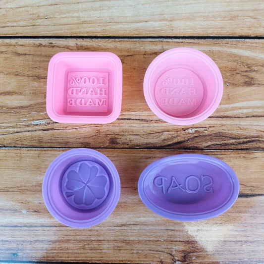 Descriptive Silicone Moulds (4pcs)