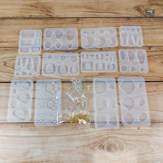 Jewellery Moulds & Findings (12 moulds)