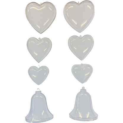 Pinflair - 3D Fillable Acrylic Shapes