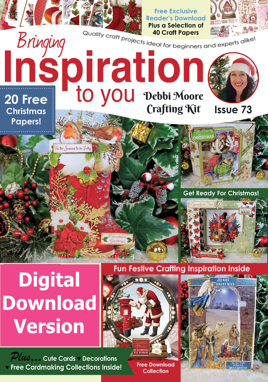 Debbi Moore Designs - Bringing Inspiration to You Crafting Kit Issue 73 Digital Download and Special Gift
