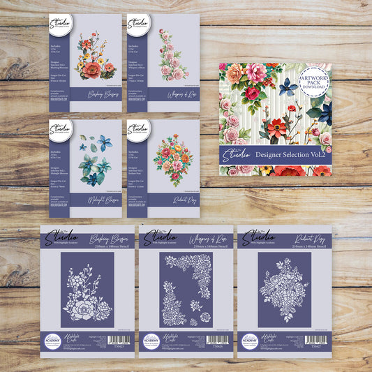In The Studio Designer Selection Vol 2 Die, Stencil & Artwork Download Bundle