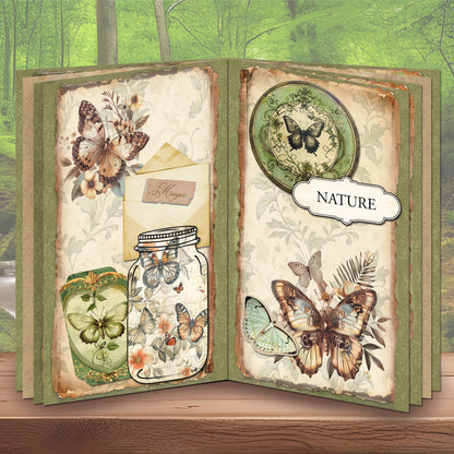 The Crafty Witches - Butterfly Bounty Junk Journal Download Kit