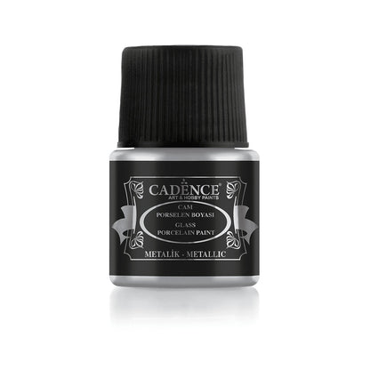 Cadence Glass & Ceramic Metallic Paint (45ml)