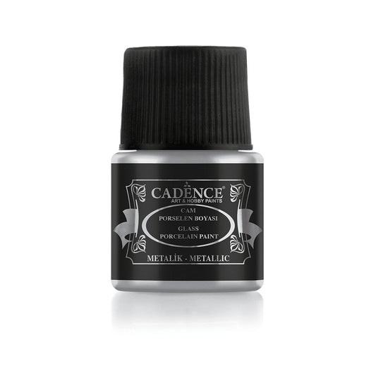 Cadence Glass & Ceramic Metallic Paint (45ml)