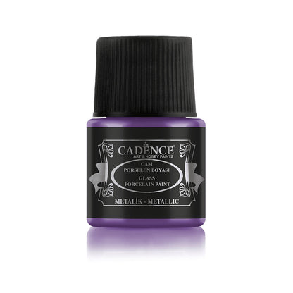 Cadence Glass & Ceramic Metallic Paint (45ml)