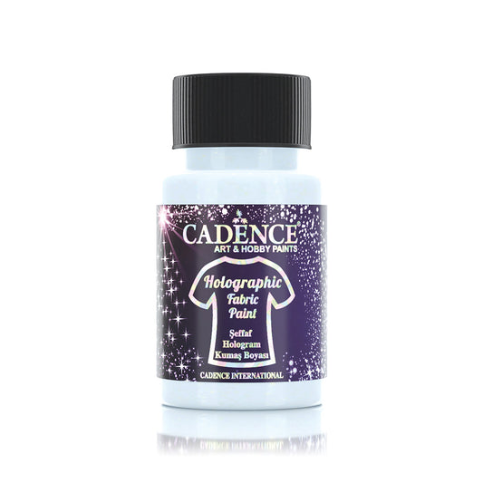 Cadence Holographic Glitter Fabric Paint (50ml)