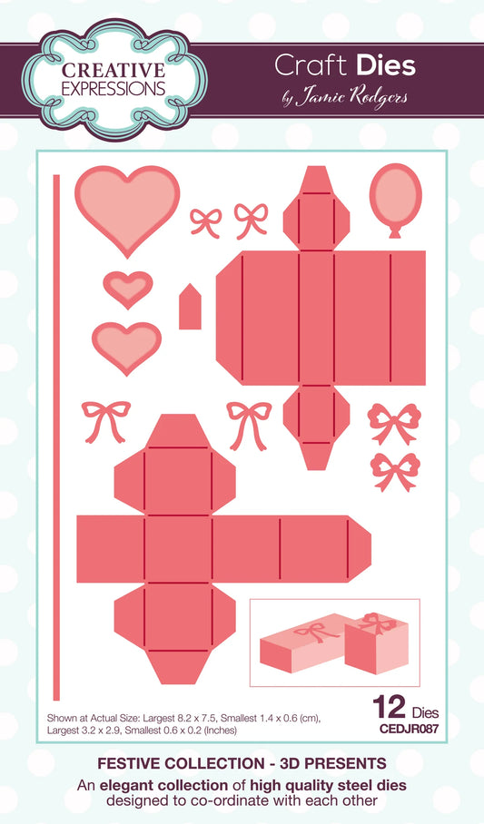 Creative Expressions - 3D Presents Die Set - Festive Collection By Jamie Rodgers