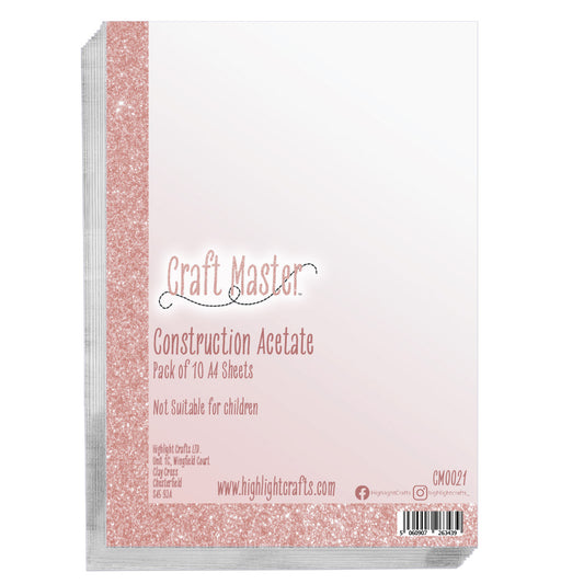 Craft Master Construction Acetate (10 sheets)
