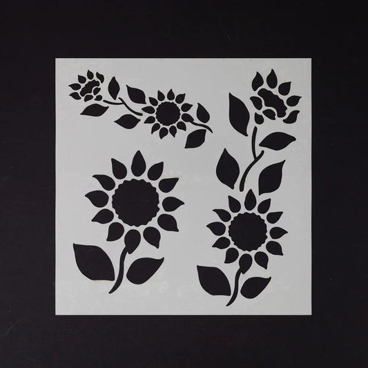 Craft Master Fabulously Floral 8x8 Stencil