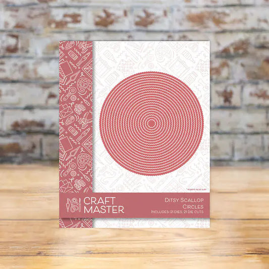 Craft Master Ditsy Scallop Circle Die Set