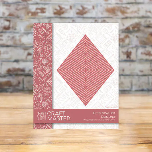 Craft Master Ditsy Scallop Diamond Die Set
