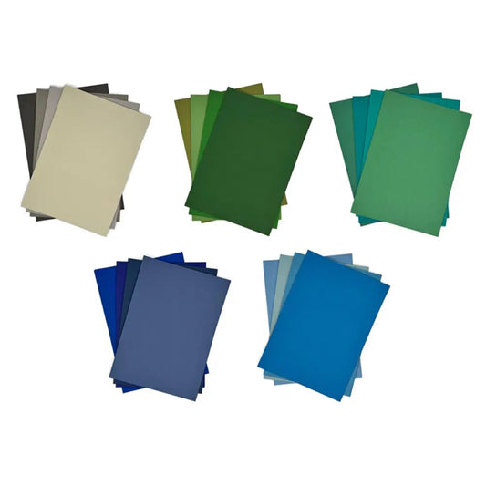Craft Artist - Canvas Card Pack 1 Cool Tones - 5 Packs