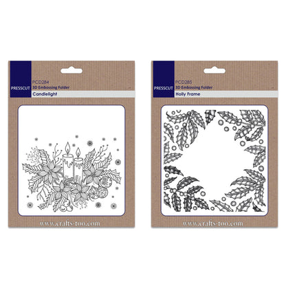 Crafts Too - John Next Door - Press Cut 3D Embossing Folder Duo's