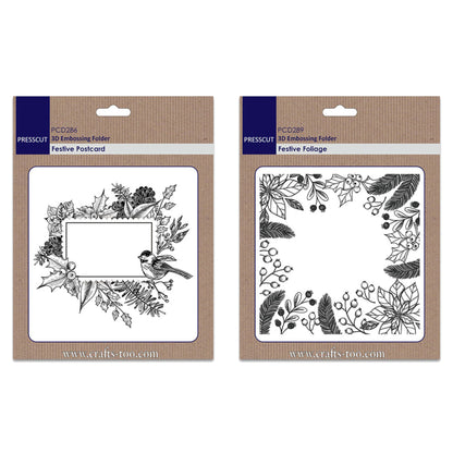 Crafts Too - John Next Door - Press Cut 3D Embossing Folder Duo's