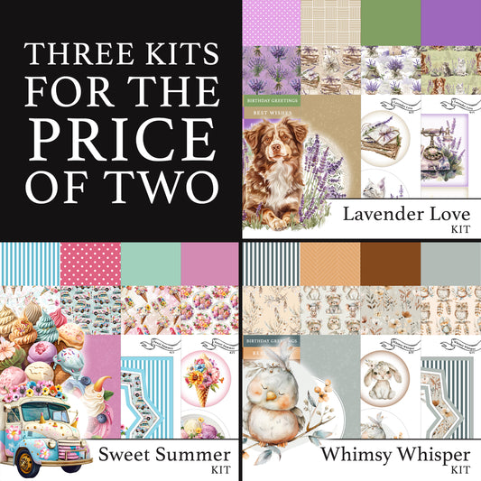 The Crafty Witches - Lavender Love, Sweet Summer & Whimsy Whisper Download Kits