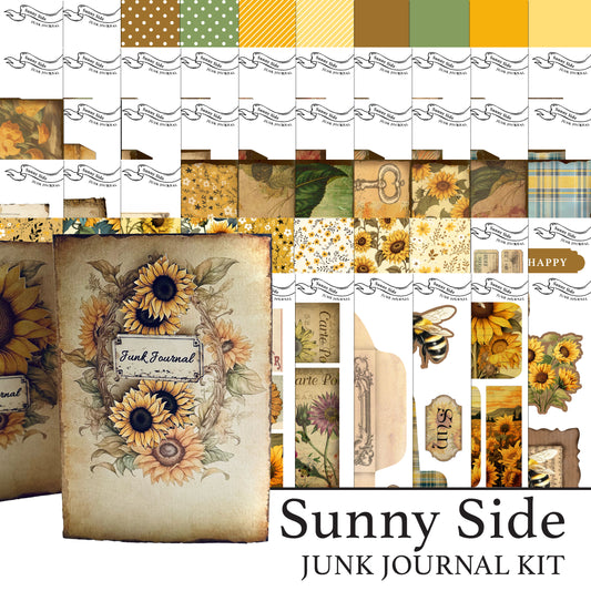The Crafty Witches - Sunny Side Junk Journal Download Kit