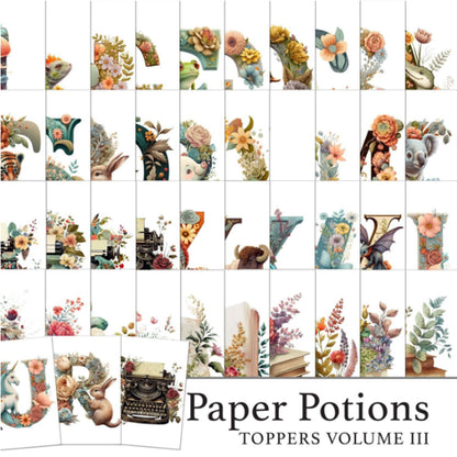 The Crafty Witches - Paper Potions Toppers Vol III Download kit