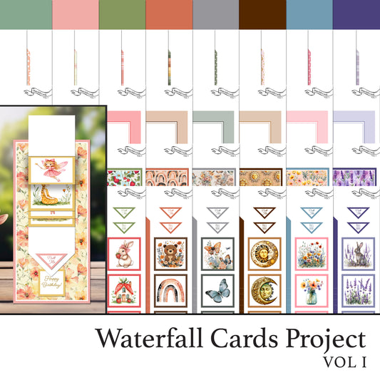 The Crafty Witches - Waterfall Cards Kinetic Project Vol I Download Kit