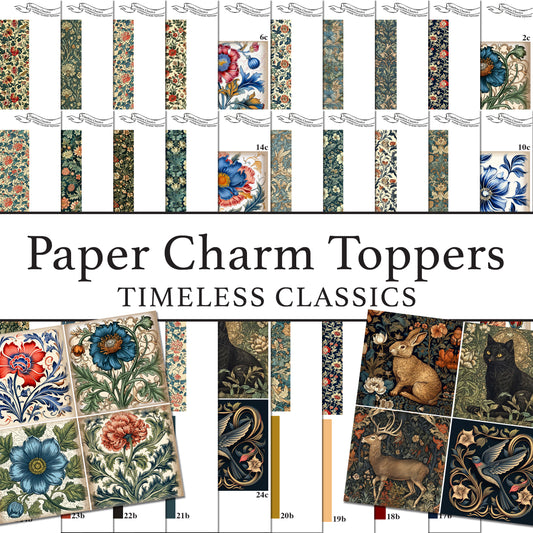 The Crafty Witches - Paper Charms Timeless Art Toppers Download Collection