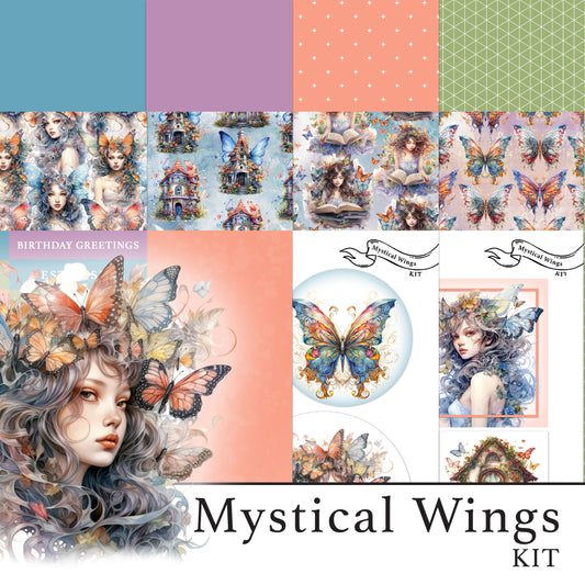 The Crafty Witches - Mystical Wings Download Kit