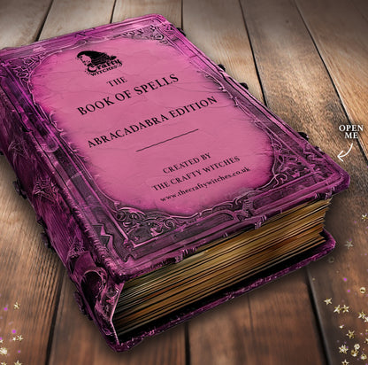 The Crafty Witches - Book of Spells Abracadabra Edition with Bonus Blooms Abound Download Kit