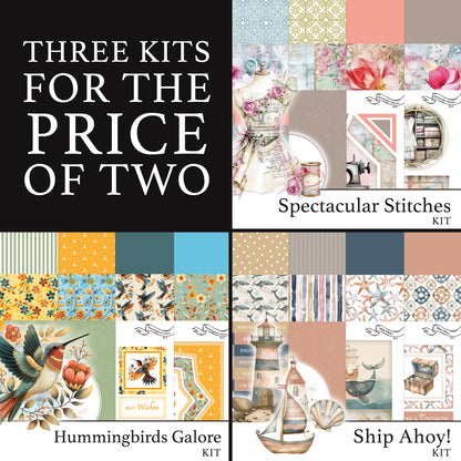 The Crafty Witches - Hummingbirds Galore, Ship Ahoy & Spectacular Stitches Download Kits
