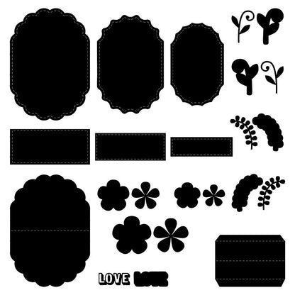 The Crafty Witches - Floral Bewitching Cards SVG & PDF Files