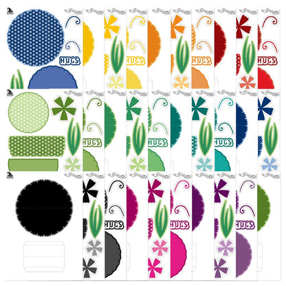 The Crafty Witches - Floral Bewitching Cards SVG & PDF Files