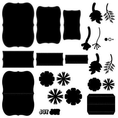 The Crafty Witches - Floral Bewitching Cards SVG & PDF Files
