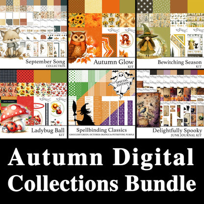 The Crafty Witches - Autumn Digital Collections Bundle