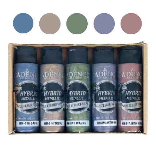 Cadence Hybrid Metallic Paint - Set of 4 - Dark