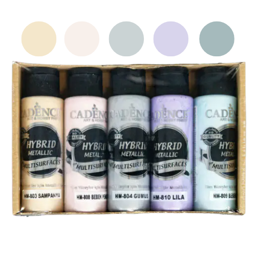 Cadence Hybrid Metallic Paint - Set of 4 - Light